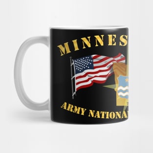 Minnesota - ARNG w Flag Mug